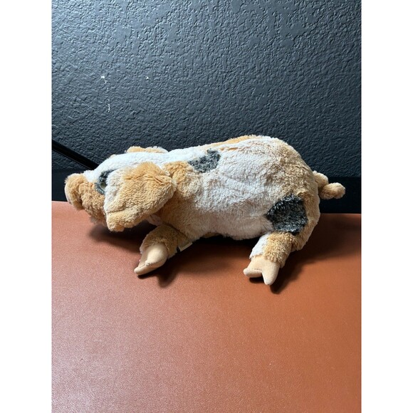 Folkmanis Calico Pig Plush Stuffed Animal Toy 10" Farm Animal - Picture 2 of 6